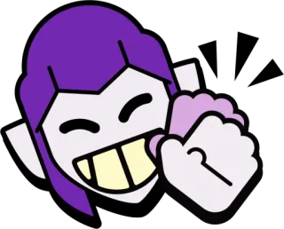 👏 de902b41 Mortis Brawl Stars jeu vidéo, Brawl Stars, Mortis, personnage, autocollant telegram sticker