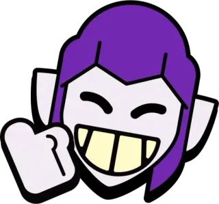 👍 f0d6e8b1 Mortis Brawl Stars Mortis, Brawl Stars, jeu, personnage, avatar telegram sticker
