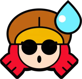 😅 3422fdc9 Gota de sudor, Expresión, Dibujos animados, Pegatina telegram sticker