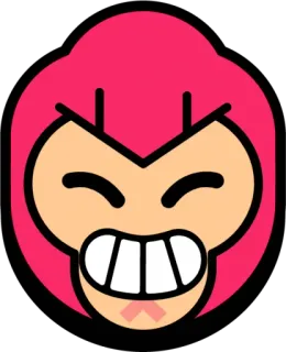 🙂 e8898004 enojado, dibujos animados, pelo rosa, molesto, expresión telegram sticker