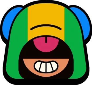 🍭 aab6f8a7 Leon brawl stars, jeu, leon, sweat à capuche, souriant whatsapp sticker