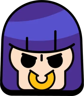 🐃 e442a7a9 Shelly Brawl Stars brawl stars, shelly, personnage de jeu, jeu mobile whatsapp sticker