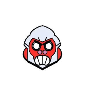 😡 be41790d โกรธ, หน้า, ลิง, สัตว์ telegram sticker