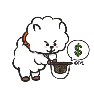 BT21 by @dearmyjimin telegram stickers