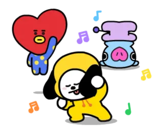 BT21 Cosmic Chemistry PT1 ( @WithBTS ) whatsapp stickers