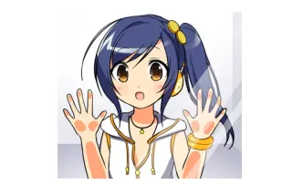 😶 1073bcd4 anime girl, cartoon, female, character telegram sticker