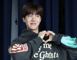 ❤️ 6b692ba5 Say me the Ghosts kpop, fan, jhope, ghosts, say me the ghosts, heart, finger heart telegram sticker