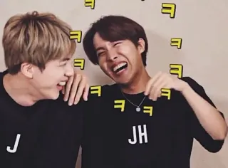 😂 7e3ec4ed kpop, bts, jin, jhope, celebrity, music, idol telegram sticker