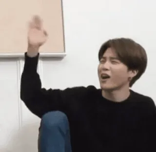 🗣 8578278e person, man, waving, greeting, happy telegram sticker