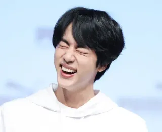 😂 ed99012b Jin kpop, bts, jin, idol, music telegram sticker