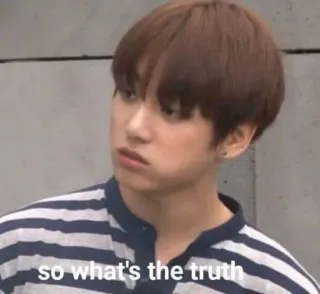 🤥 f351760d so what's the truth truth, question, meme, curious, expression, thoughtful telegram sticker