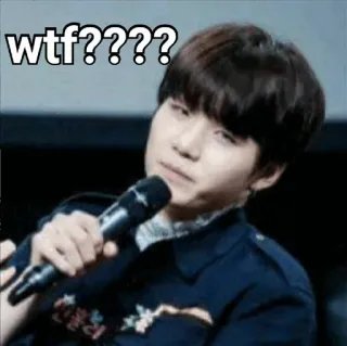 😒 49dadd2d wtf???? ミーム, WTF, 表情, 質問, 人物 telegram sticker