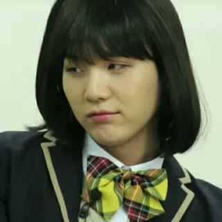 😐 1d46e1b9 retrato, persona, estudiante, uniforme, escuela, coreano telegram sticker