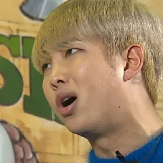 😒 48f05114 RM RM, K-pop, BTS, cantante, coreano, masculino telegram sticker