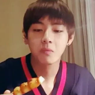 😐 5a7283c2 V kpop, idol, BTS, V, Kim Taehyung, cantante telegram sticker