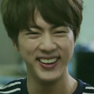 😂 75229140 Jin kpop, bts, kim seokjin, cantante, ídolo, celebridad, feliz telegram sticker