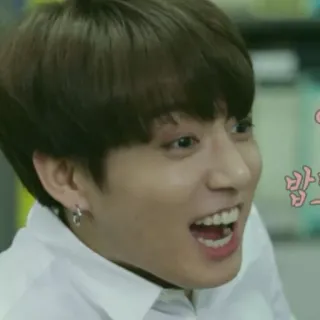 😂 759ad719 밥 kpop, comida, meme, reacción, comiendo telegram sticker