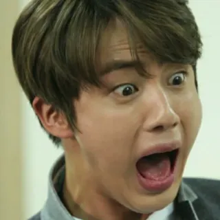 😵 b04ff4ab shock, sorpresa, miedo, asiático, hombre, gracioso, meme telegram sticker