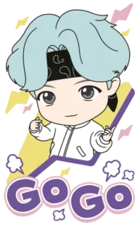 🤟 57661742 GO GO kpop, น่ารัก, การ์ตูน, ตัวละคร, โกโก telegram sticker