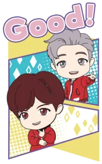 @WithBTS 💜 TinyTan Pack 2 telegram stickers