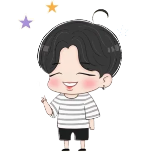 ✌️ cccc55f1 cartoon, waving, character, cute, sticker telegram sticker