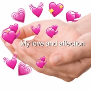 🎋 4dde6c64 My love and affection cinta, kasih sayang, hati, emoji, imut, menyenangkan, memberi whatsapp sticker