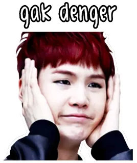 🤤 642e6b85 gak denger 못 들음, 귀머거리, 귀, 표정, 밈, 웃긴, 한국 telegram sticker