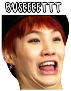 😵 b4bba92c BUSEEETT 밈, 웃긴, K팝, 인터넷 밈, 바보, 유머 telegram sticker
