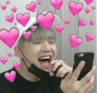 🐱 15390d0b coeurs, amour, mignon, personne, heureux, joie whatsapp sticker