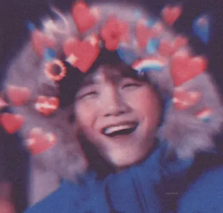 🐱 1f6b79d9 coeur, amour, heureux, sourire, personne, hiver whatsapp sticker