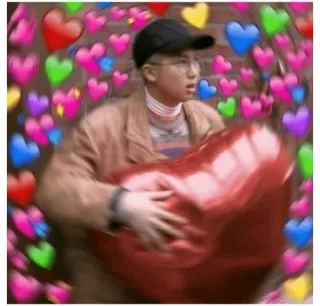 🐨 aa4b2590 RM kpop, coeur, amour, mignon, idole, bts, namjoon whatsapp sticker