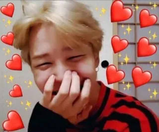 ❤️ f3c0d093 Jimin Jimin, K-Pop, BTS, Coeur, Amour, Idole whatsapp sticker