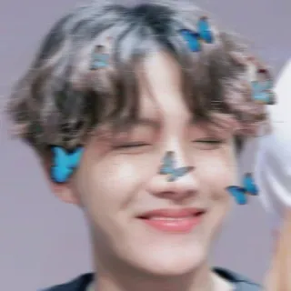 🤗 ea4321d4 kpop, idol, farfalle, ritratto, persona, celebrità telegram sticker