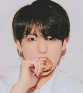 🍪 11016dac Jungkook kpop, jungkook, cookie, cute, singer, korean whatsapp sticker