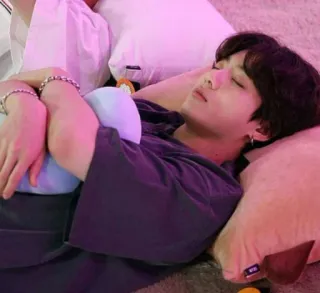 😴 3dd94eed sleeping, person, indoors, pillow, resting whatsapp sticker