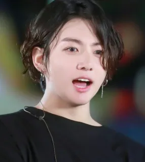 😲 65b0a468 Jungkook person, kpop, singer, celebrity, music, artist whatsapp sticker