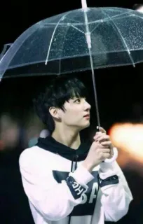 ☔️ ab579c47 man, umbrella, rain, person, portrait whatsapp sticker