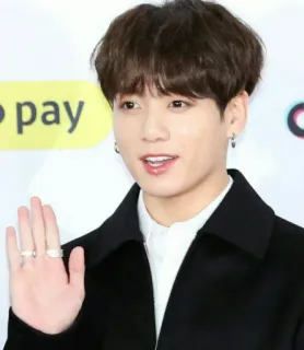 ✋ b4037be8 Jungkook kpop, singer, artist, music, man, portrait whatsapp sticker