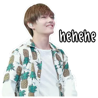 Taehyung BTS by @wontae whatsapp stickers