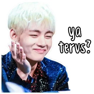 Taehyung BTS by @wontae telegram stickers