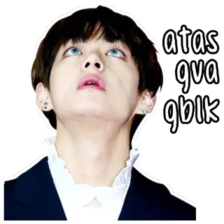 Taehyung BTS by @wontae telegram stickers