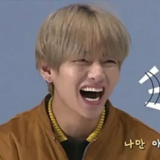 🌈 2d8a7042 나만 아는 kpop, reakcja, śmieszna mina, podekscytowany, śmiech whatsapp sticker