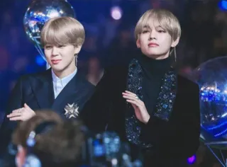 🌸 aa381fe2 kpop, bts, piosenkarz, celebryta, jimin, v whatsapp sticker