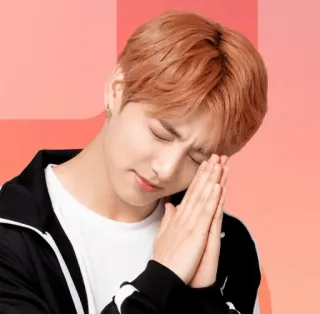 🙏 9c1aec63 Jungkook BTS, K-pop, piosenkarz, osoba, muzyka, Jungkook whatsapp sticker