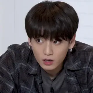 🦚 420dbda0 Jungkook kpop, cantor, rosto, homem, pessoa whatsapp sticker