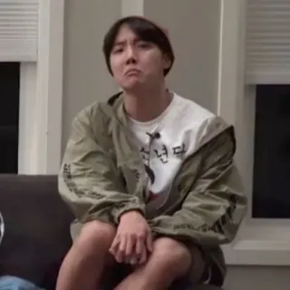 🦚 572a496e 소년단 pessoa, homem, coreano, asiático, expressão, boy band, jaqueta whatsapp sticker