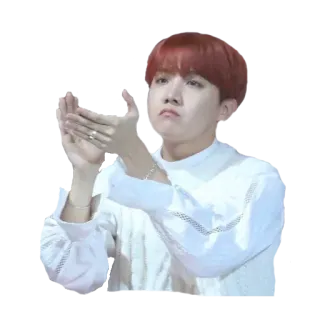 👏 41ed8561 J-Hope kpop, idol, cantor, J-Hope, BTS, K-pop telegram sticker