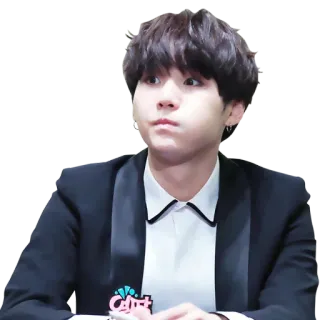 🤢 ded40621 Cute fofo, adorável, pessoa, coreano, homem, retrato telegram sticker