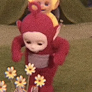 💭 1fcff81d Teletubbies 天线宝宝, 丁丁, 迪西, 拉拉, 波, 儿童节目 telegram sticker