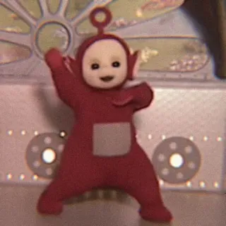 💭 fd77e41f Po Teletubbies 天线宝宝, 波, 儿童节目, 卡通 telegram sticker